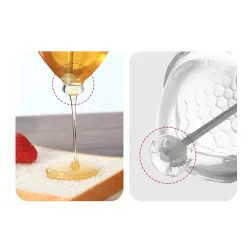 Distributeur de miel - pot transparent