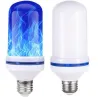 Lampe flamme LED - avec capteur de gravité - 4 modes - E27 - 5W