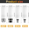 Lampa LED z płomieniem - żarówka z efektem ognia - 3 tryby - 5W - E27 - E12 - E14 - B22E14