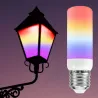 Lampa LED z płomieniem - żarówka z efektem ognia - 3 tryby - 5W - E27 - E12 - E14 - B22E14