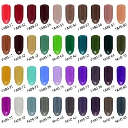 Acrylic nail powder - colorful setNail polish