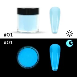 Nail acrylic powder - glow in darkNail polish