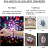 Mini lumière disco LED - projecteur d'étoiles - bracelet - USB - RGB