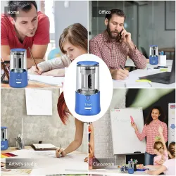 Automaattinen sähköinen kynänteroitin - 6 - 12mm säädettävä koko