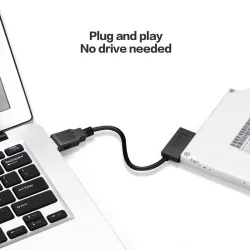USB 2.0 to mini Sata II - 13-pin adapter - cableCables