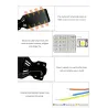 LED gadelys - vandtæt - 50W - 100W