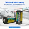 Panasonic - lithium battery - CR123A - 1400 mAh - 3V - 10 piecesBattery