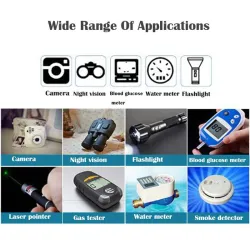 Originalt litiumbatteri - CR123A - 1600 mAh - 20 stk.
