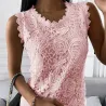 T-shirt élégant en dentelle - sans manches