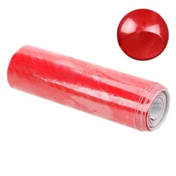 Kohlefaser-Vinylfolie - hochglänzend - Auto- / Motorradaufkleber - 10cm * 152cm