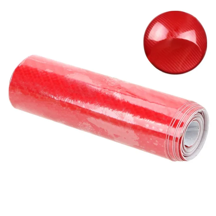 Kohlefaser-Vinylfolie - hochglänzend - Auto- / Motorradaufkleber - 10cm * 152cm