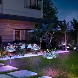 LED vuurwerk - tuinlamp op zonne-energie - waterdichtSolar verlichting