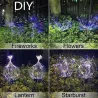 LED vuurwerk - tuinlamp op zonne-energie - waterdichtSolar verlichting