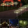 LED vuurwerk - tuinlamp op zonne-energie - waterdichtSolar verlichting