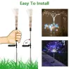 LED vuurwerk - tuinlamp op zonne-energie - waterdichtSolar verlichting