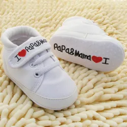 Baby/småbarn lerret joggesko