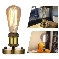 Vintage lampfot - lamphållare - E26 / E27