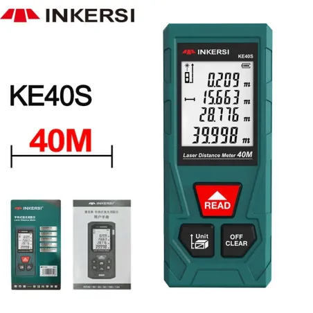 INKERSI - digital laser afstandsmåler - målebånd - vaterpas