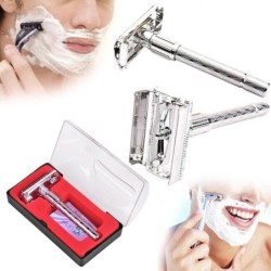 Manual shaving razor - double edge - with blade