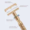 Handscheermes - double edge - met 5 mesjesScheren