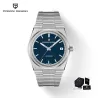 PAGANI DESIGN - automatisk sportsur - vandtæt - rustfrit stål - blå