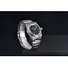 RelojesPAGANI DESIGN - reloj deportivo automático - resistente al agua - acero inoxidable - negro