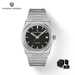 PAGANI DESIGN - orologio sportivo automatico - impermeabile - acciaio inossidabile - nero
