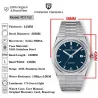 PAGANI DESIGN - automatisk sportsur - vandtæt - rustfrit stål - grøn