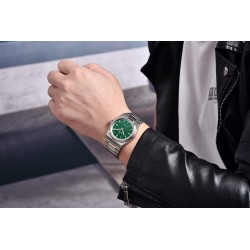 PAGANI DESIGN - automatyczny zegarek sportowy - wodoodporny - stal nierdzewna - zielonyZegarki