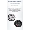 NAVIFORCE - montre à quartz tendance - bracelet cuir - étanche - or rose / noir