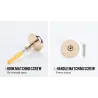 Maniglie tonde per mobili - pomoli - ganci da parete