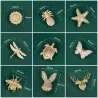 Golden furniture handles - knobs - plants / animals shapedFurniture