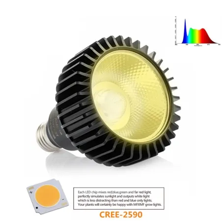 LED-kasvien kasvuvalo - polttimo - täysi spektri - COB - E27