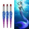 Natuurlijke matte lippenstift - waterdicht - langdurig - zeemeermin-designLippenstiften
