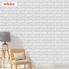 3D muursticker - zelfklevend foam - behang - watervast - baksteen design - 60 * 30cmMuurstickers