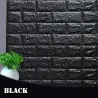 Sticker mural 3D - mousse autocollante - papier peint - imperméable - motif brique - 60*30cm