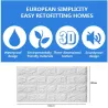 3D wallsticker - selvklæbende skum - tapet - vandtæt - murstensdesign - 60 * 30 cm