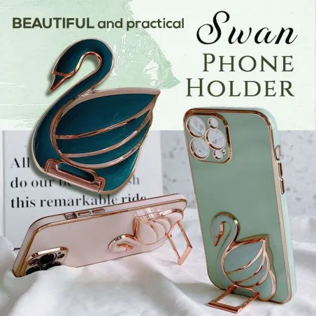 Porta cellulare pieghevole - supporto - a forma di cigno