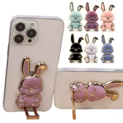 Suporte para telefone dobrável - suporte - em forma de coelho