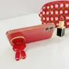 Support téléphone pliable - stand - lapin chinois rouge