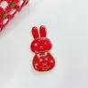 Support téléphone pliable - stand - lapin chinois rouge