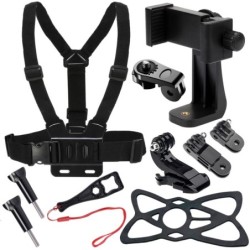 Bryststropp - roterbart belte - telefon / GoPro kameraholder - komplett sett
