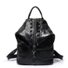 Leather backpack - with rivets - colorful rainbow colorsBackpacks