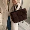 Bolsos de manoBolso de mano de felpa de moda - gran capacidad