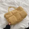 Bolsos de manoBolso de mano de felpa de moda - gran capacidad