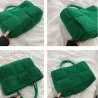 Bolsos de manoBolso de mano de felpa de moda - gran capacidad