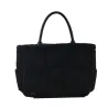 Trendy plush handbag - large capacityHandbags