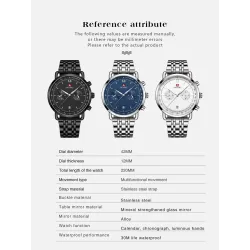 RelojesANANKE - reloj de cuarzo clásico - resistente al agua - acero inoxidable