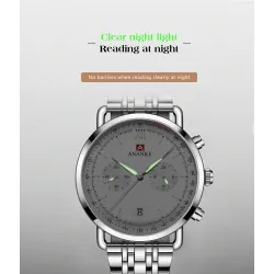 ANANKE - montre à quartz classique - étanche - acier inoxydable