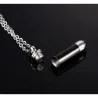 Collier en acier inoxydable avec pendentif balle